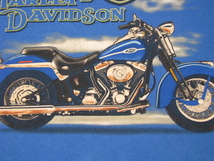 ＠HARLEY-DAVIDSON ハーレーダビッドソンTシャツt564 XL アメリカ古着 ビックサイズ 水色_画像6