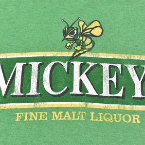 @美品 ミッキーズ Mickey's Beer オィシャル Tシャツ tt18 アメリカ古着 ビックサイズ L ビールの画像5
