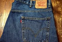 ＠美品 綺麗な色落ち リーバイス Levi's 550d721 44x30 アメリカ古着 ビックサイズ テーパード バギー_画像10