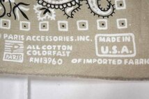 ＠美品 MADE IN USA バンダナBV35 アメリカ製_画像3