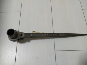 未使用保管品 TOP トップ ラチェットレンチ RM17-19 ロングソケット シノ 両口 