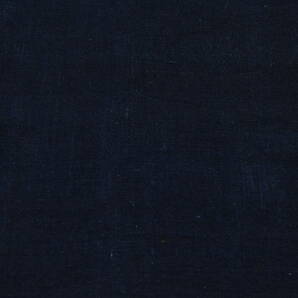 古布 藍染めの無地木綿1幅 紺藍上質木綿 手紡ぎ糸 中厚地 170cm アート 創作材料 手織り木綿の画像2