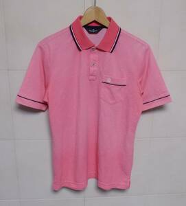 マンシングウエア　ピンク系　半袖ポロシャツ M　デサント　（管B3）