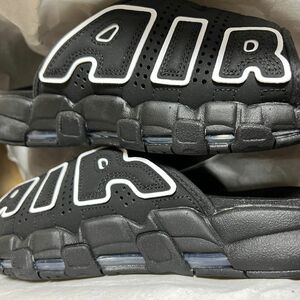 NIKE Air More Uptempo Slide モアテン スライド 黒 26cm