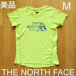 美品 THE NORTH FACE ザ ノースフェイス レディース 半袖 プリント Tシャツ サイズM