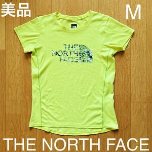 美品 THE NORTH FACE ザ ノースフェイス レディース 半袖 プリント Tシャツ サイズM 
