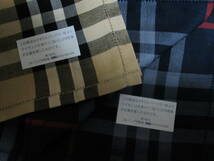 R6 04★BURBERRY バーバリー　ハンカチ2枚セット　約47.5×47.5㎝　メンズ　ノバチェック ブルーミング中西(株)_画像4