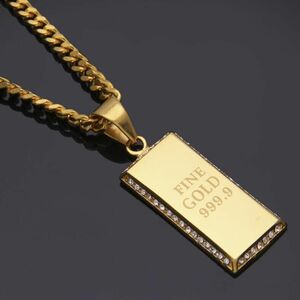 1 jpy ~ free shipping * last 1 point accessory pendant necklace 70cm 18 gold flat men's K18 yellow gold present anonymity delivery new goods 