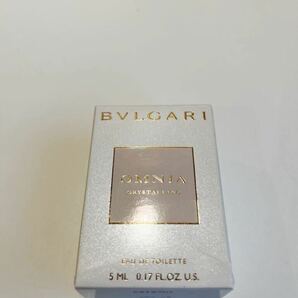 【新品未使用】BVLGARI ブルガリOMNIA オムニア アメジスト クリスタリン 2個1セット オードトワレ 5mL ミニ香水  の画像3