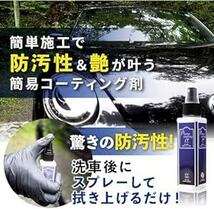 【ながら洗車】プラズマコーティングα 『 電撃走る。防汚性 』ポーチセット 犠牲膜で迷ったらコレ シリコーンレジン クロス シャン_画像2