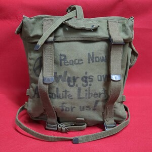  the US armed forces valuable PACK FIELD COMBAT M-1945 combat field pack backpack futoshi flat . war 44 year made America army ultra rare one goods 