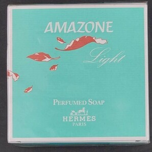 #32A未開封未使用 HERMES エルメス アマゾン ライト パルファム ソープ 100g AMAZONE LIGHT PERFUMED SOAP ブランド 石 石けん ケアの画像2