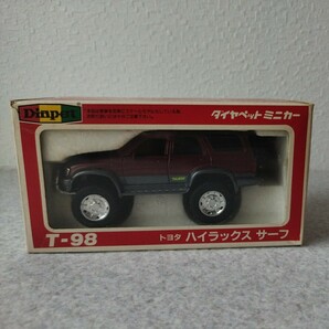 中古品★Yonezawa ダイヤペットミニカー T-98 トヨタ ハイラックス サーフの画像1