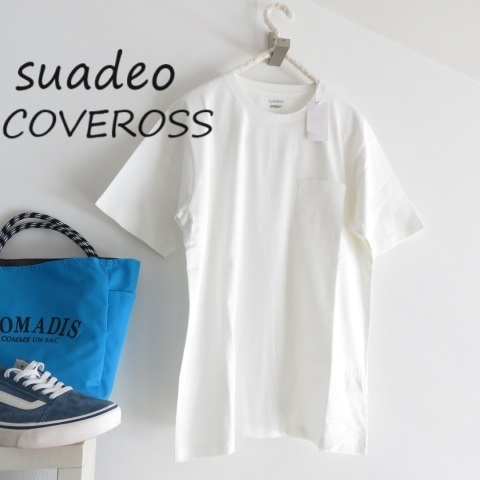送料込 匿名配送 新品　suadeo スアデオ　COVEROSS カバロス　ポケットTシャツ　Sサイズ　多機能　夏　コラボ