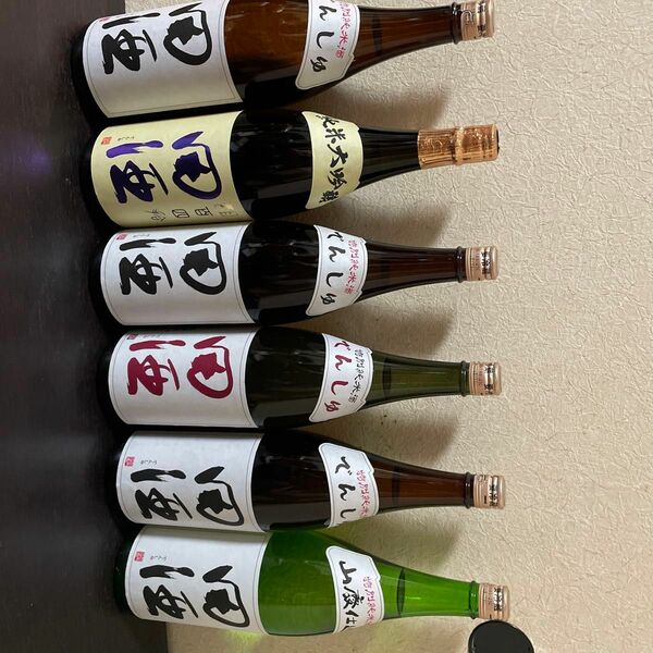 55 日本酒セット　田酒　六本セット　1800ml