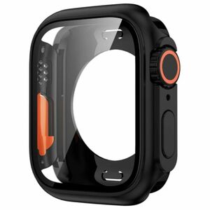 Apple Watch 45mm ウルトラ風 保護ケース ブラック