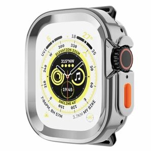 Apple Watch Ultra 耐衝撃ケース シルバー