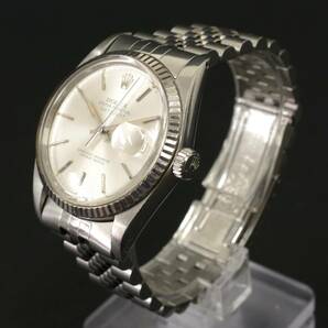 【動作確認済み】 ROLEX ロレックス デイトジャスト 16014 61番台 ケース36mm 自動巻き シルバー メンズ 稼働品 アンティーク ヴィンテージの画像4