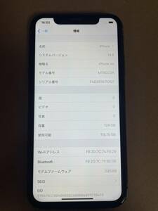 【ジャンク品】iPhoneXR 128GB docomo 〇 付属無し 非正規店修理有り