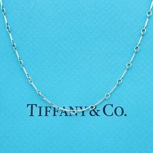 ヴィンテージ ティファニー ボーン リンク ネックレス シルバー 44.5cm TIFFANY&Co.★856