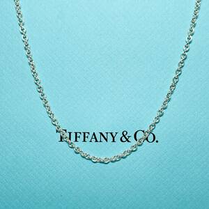 ティファニー ミディアムチェーン ロング 61cm ネックレス TIFFANY&Co. 太めチェーン★826