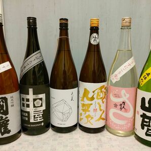 日本酒　一升瓶　6本セット　人気の天美や九平次、山間等飲み比べ