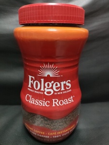 【香り豊かなインスタントコーヒー】Folgers Classic Instant Coffee 12オンス入り　アメリカ直送品