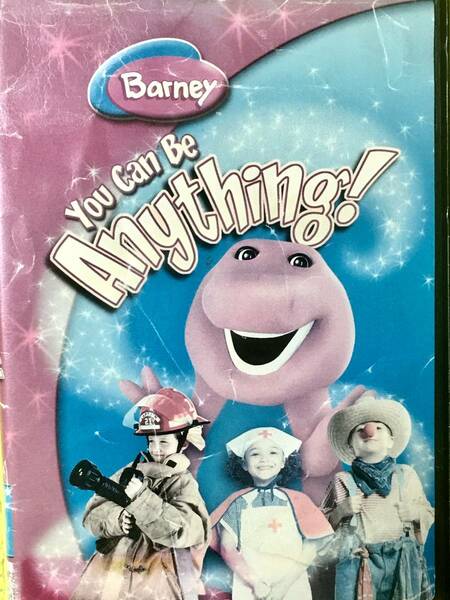 アメリカ製バーニーの英語版DVD・Barney You Can Be Anything！♪　