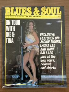 洋雑誌　BLUES & SOUL　Feb 19- Mar 4, 1971 No.53　アイク＆ティナ・ターナー　ローラ・リー　ジャッキー・ムーア　ほか