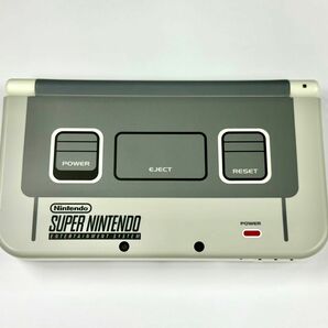 New 3DS LL ホワイト 本体 充電器 スーパーファミコン 柄 nintendo ニンテンドー 初期化済