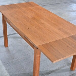 unico[Libero/ Libero ] extension table Cherry material dining enhancing . length do lorry fEX sea urchin ko