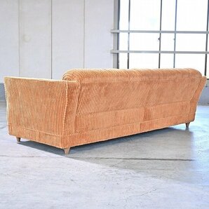 ACME Furniture 30万「LAKEWOOD SOFA/レイクウッド」3人掛けソファ トリプル 3P コーデュロイ オーク材 アクメファニチャーの画像2