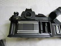 中古動作品　Canon キャノン New F-1＋ワインダー＋レンズNFD50㎜F1.4 ＋広角レンズNFD28㎜F2.8_画像6