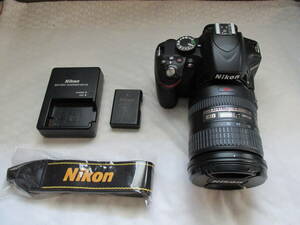 中古品　Nikon ニコン D3200 ＋ AF-S DX-NIKKOR 18－200㎜1:3.5-5.6G　ED