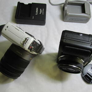 中古実用品 Panasonic LUMIXGF-2＋レンズ14-42㎜、オリンパスPL2＋レンズ14㎜パンケーキ付の画像8