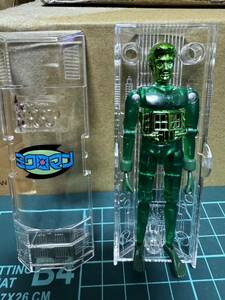  Microman dia k long Transformer Takara doll robot metamorphosis cyborg a black year birth green element pair 