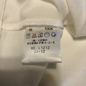 デットストック タグ付 LACOSTE ラコステ 半袖ポロシャツ L1212 日本製 サイズ3 ホワイトの画像9