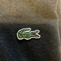 LACOSTE ラコステ 長袖ポロシャツ サイズ3 炭黒_画像2