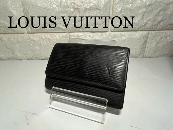 LOUIS VUITTON キーケース　ブラック　黒