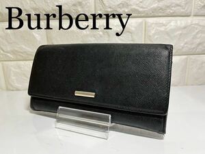 Burberry 長財布 二つ折り　黒