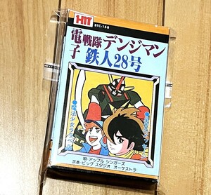  cassette tape Pachi son Denshi Sentai Denjiman Tetsujin 28 number magic young lady la label star empty. message 
