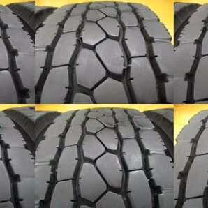 ◆送料無料 B6s◆ 中型用 225/80R17.5 123/122L ブリヂストン ECOPIA M801Ⅱ 夏６本 2019年製 ※オールシーズンの画像3