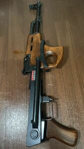  Tokyo Marui electric gun AK47 wooden hand guard grip receiver outer barrel real wood 