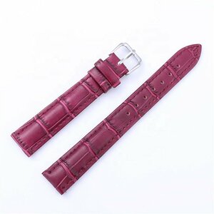  wristwatch belt black koen Boss purple 18mm exchange tool & spring stick attaching cow leather men's lady's 