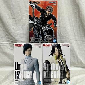 BLEACH ブリーチ フィギュア★3種セット★VIBRATION STARS 黒崎一護+SOLID AND SOULS 石田雨竜 朽木白哉★千年血戦篇の画像1