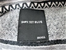 ☆SHIPS JET BLUE シップスジェットブルー フード付き カーディガン/メンズ/S☆美品 _画像5