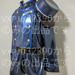 素人製作 エナメル 男性M～L（女性L～LL）相当 コスプレ 1way 衣装 ブルアカ ノゾミ風 シュポガキ ブルーアーカイブ 大きいサイズの画像2