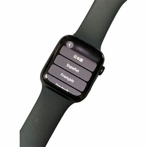 Apple Watch SE 第2世代 GPSモデル 44mm MNK03J/A ミッドナイトアルミ ミッドナイトスポーツバンド アップルの画像4