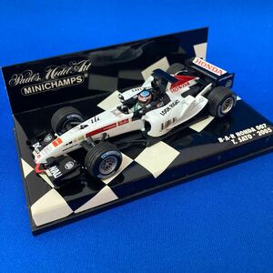 B.A.R ホンダ 007 2005本選仕様（No.4）佐藤琢磨 （1/43スケール MINICHAMPS 400050004）