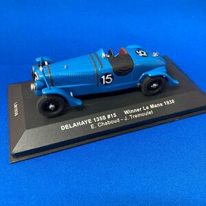 ixoイクソLM1938ドライエDELAHAYE 135S #15 1938年ルマン24時間優勝車 1/43